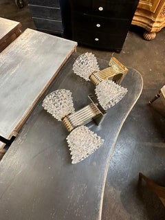 Pair of Murano Double Cup Sconces