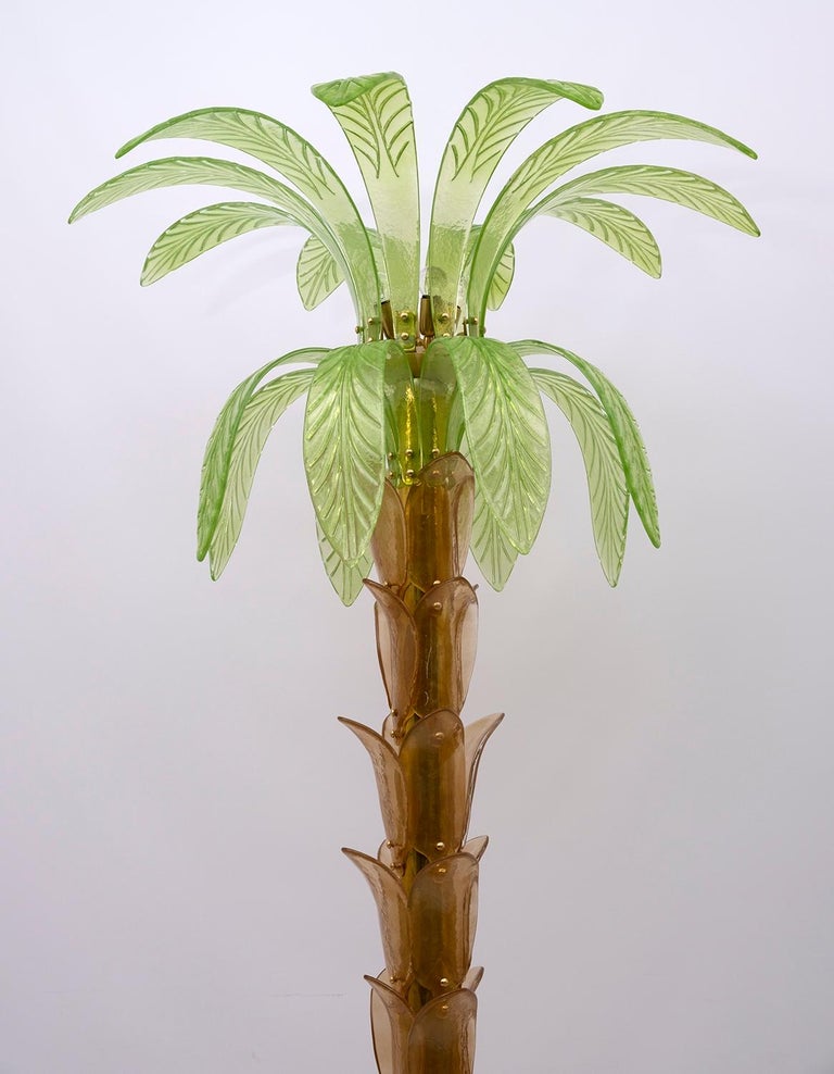 Grand Chandelier En Forme De Palmier Peint à La Main Les Ottomans