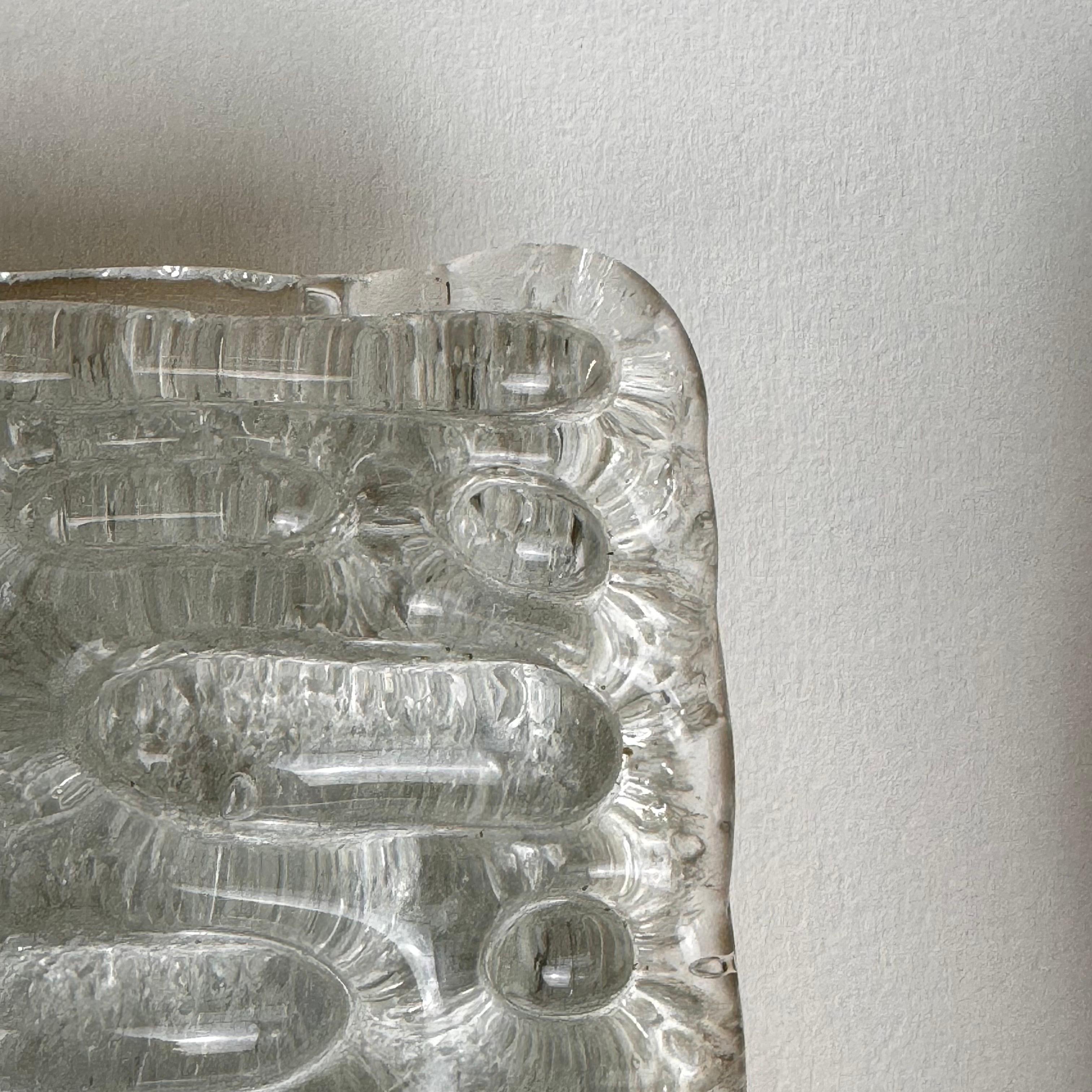Coppia di lampade in vetro di Murano e ottone attribuite a Fontana Arte, 1960 in vendita 4