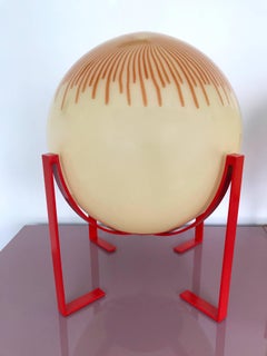 Pair of Murano Glass Ball Lamps by La Murrina, Italy, 1990s