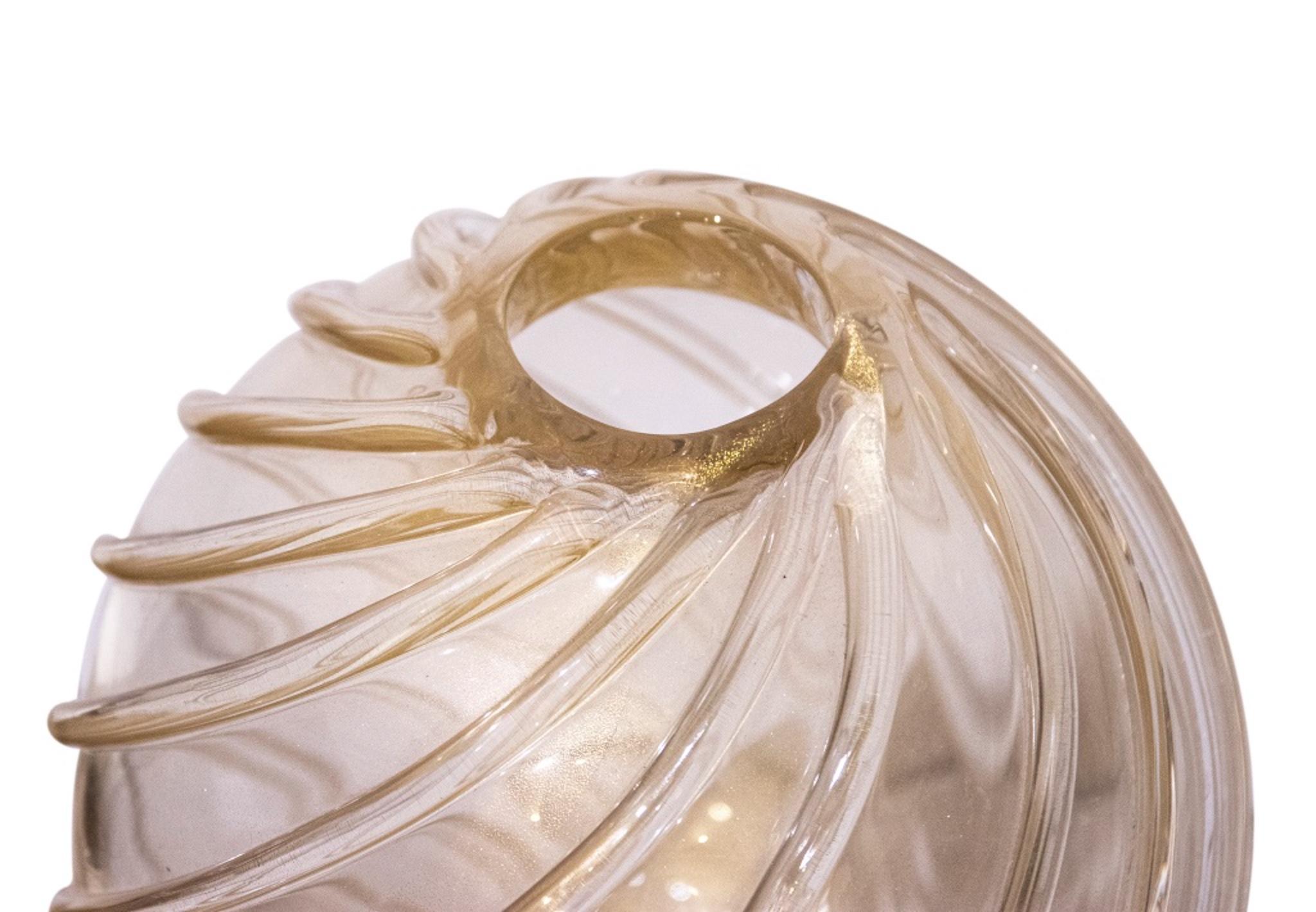Italian Pair of Murano Glass Balls, 1950s For Sale
