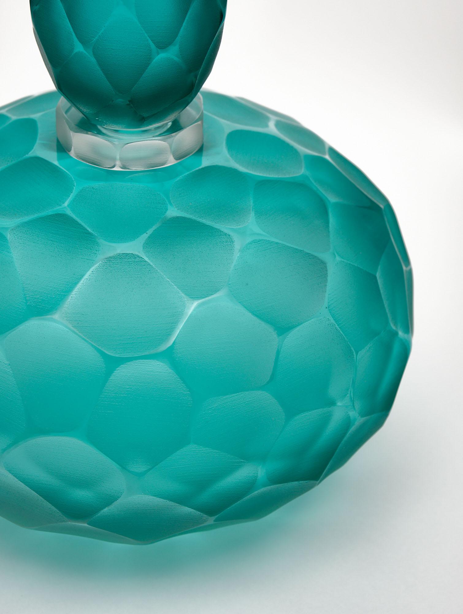 Pair of Murano Glass Bottles In Good Condition In Austin, TX