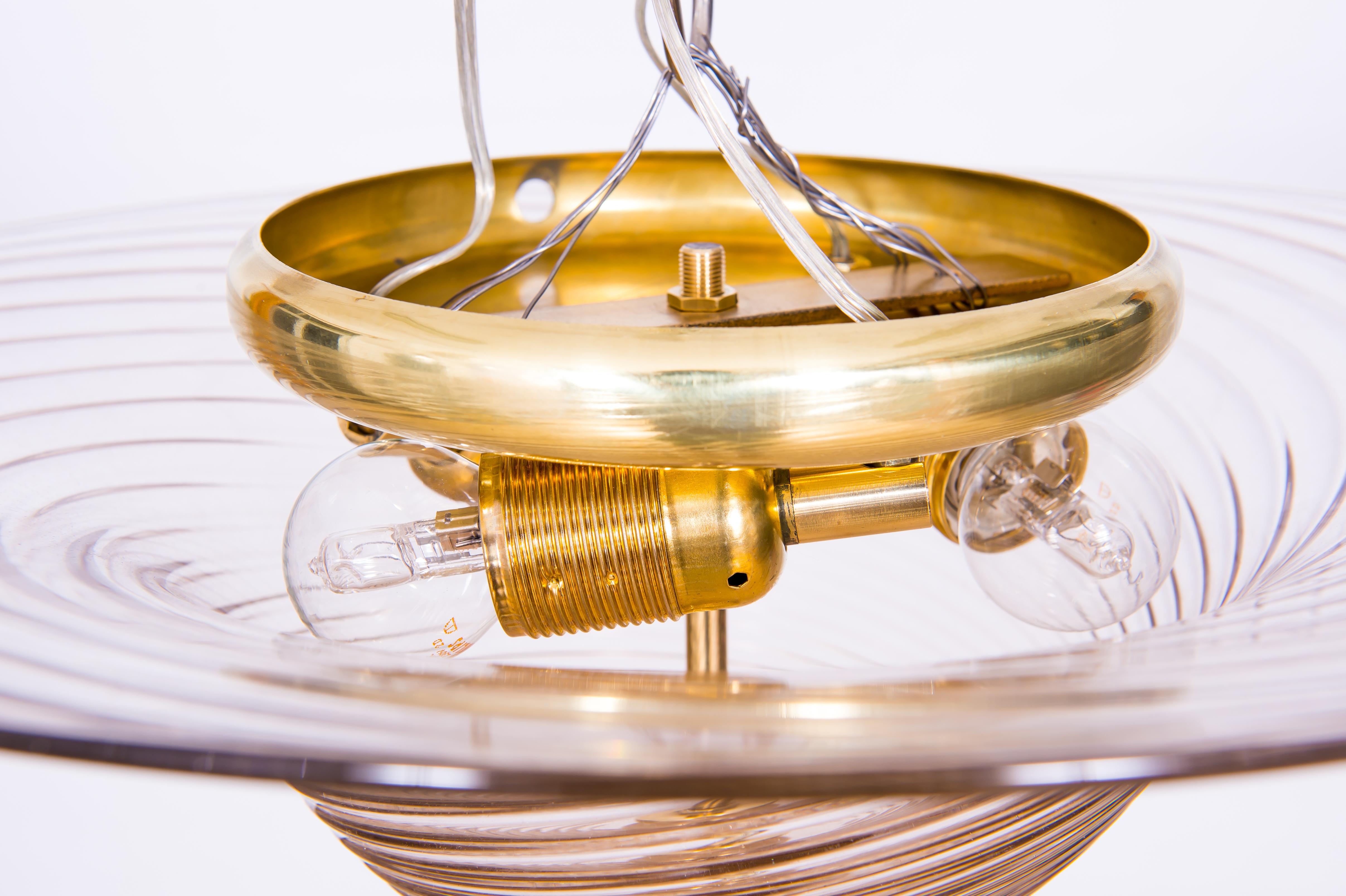 Ein Paar Murano-Glas-Deckenlampen von Vintage Murano Gallery, 1990 im Angebot 5