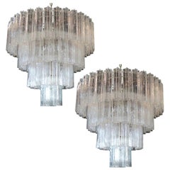 Pair of Murano Glass Chandeliers