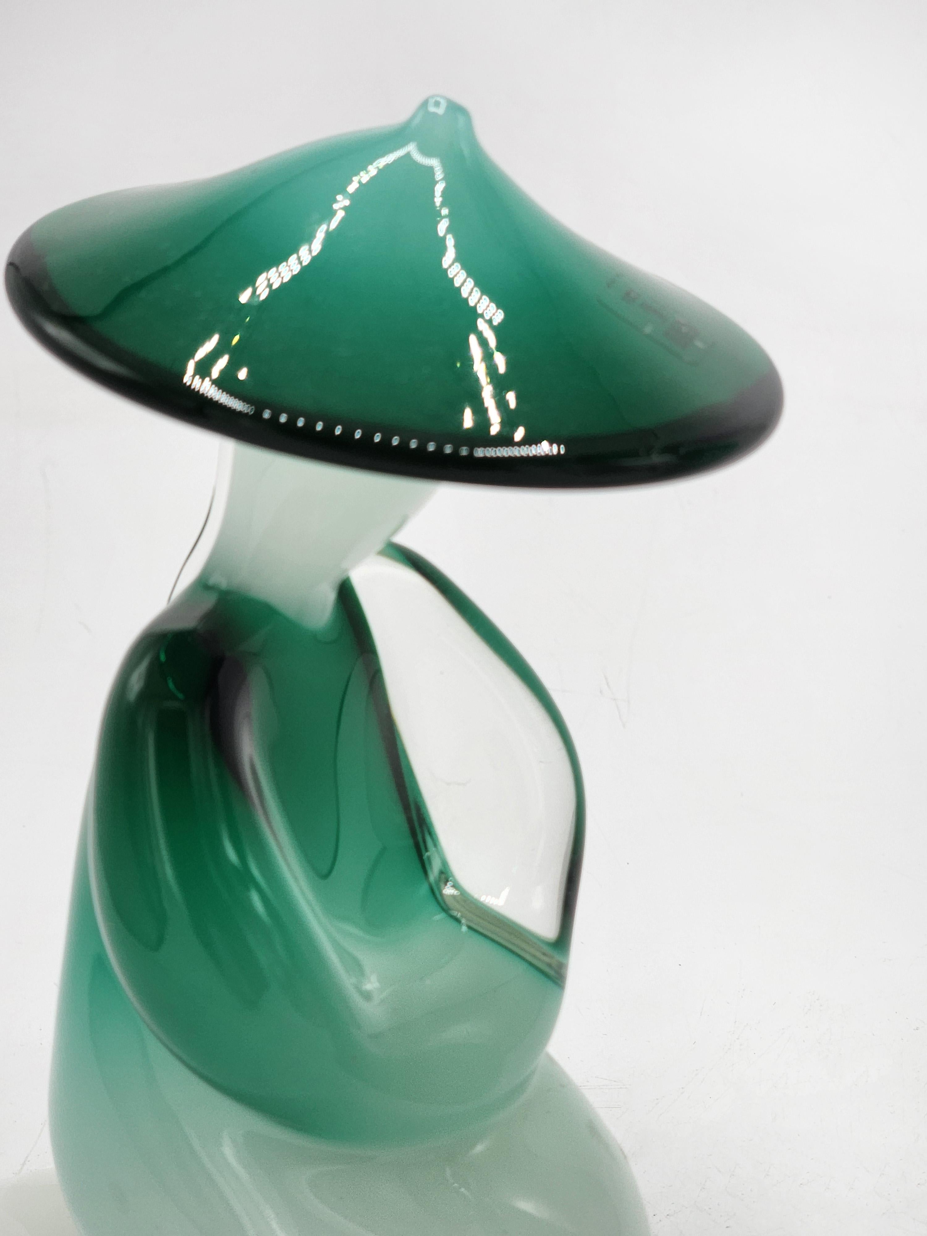 Hand-Crafted Pair of Murano glass Chinoiserie by Vetri For Sale