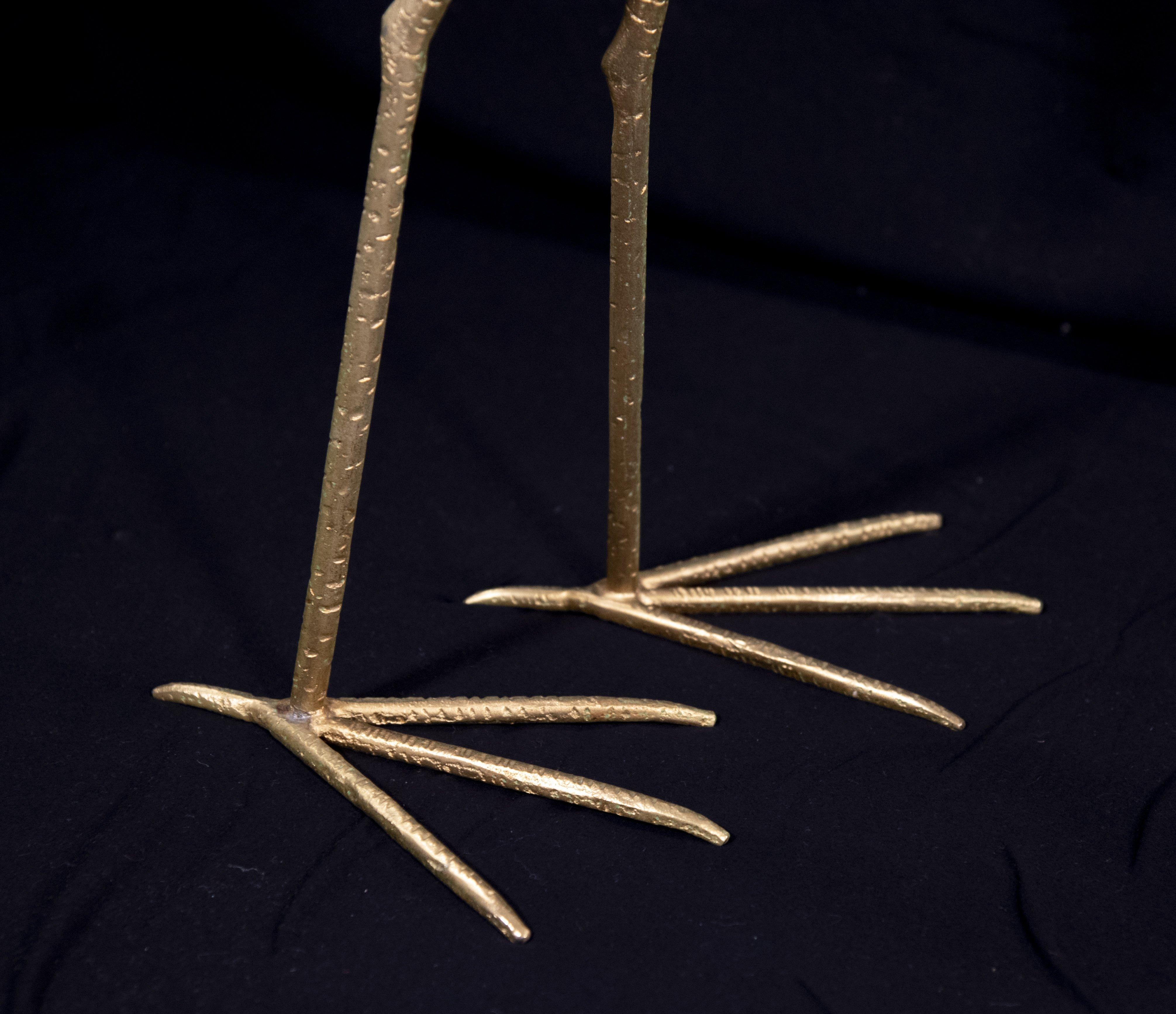 Pair of Murano Glass Cranes In Good Condition In Salt Lake City, UT
