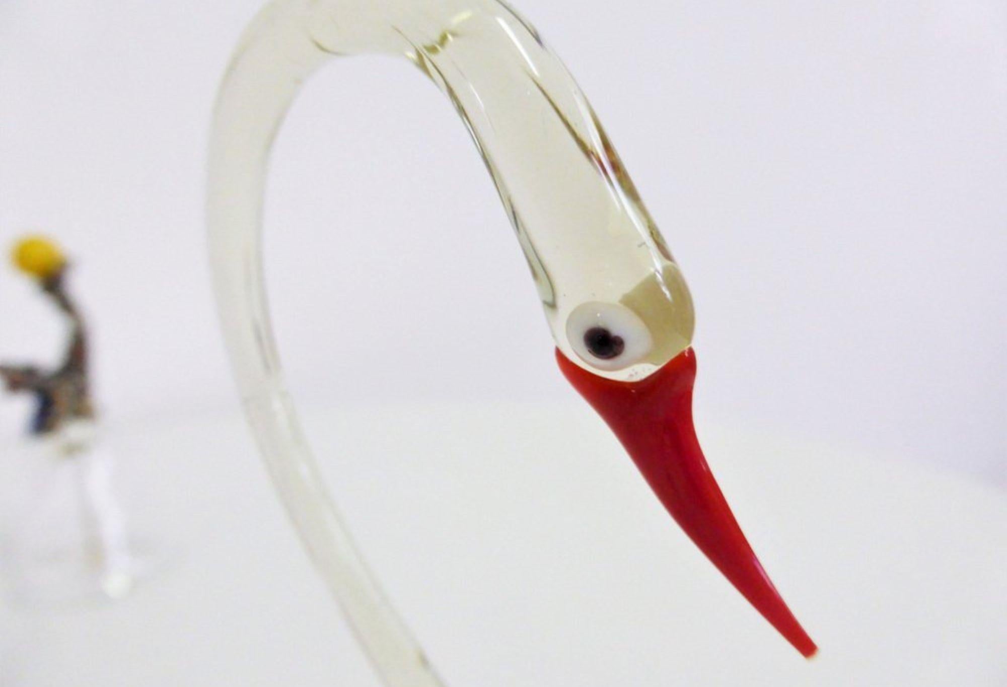 Pair of Murano Glass Decorative Objects, 1950s - Timeless Italian Elegance For Sale 7