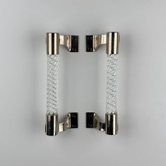 Pair of Murano Glass Door Handles by Ercole Barovier for Barovier & Toso, 1950s