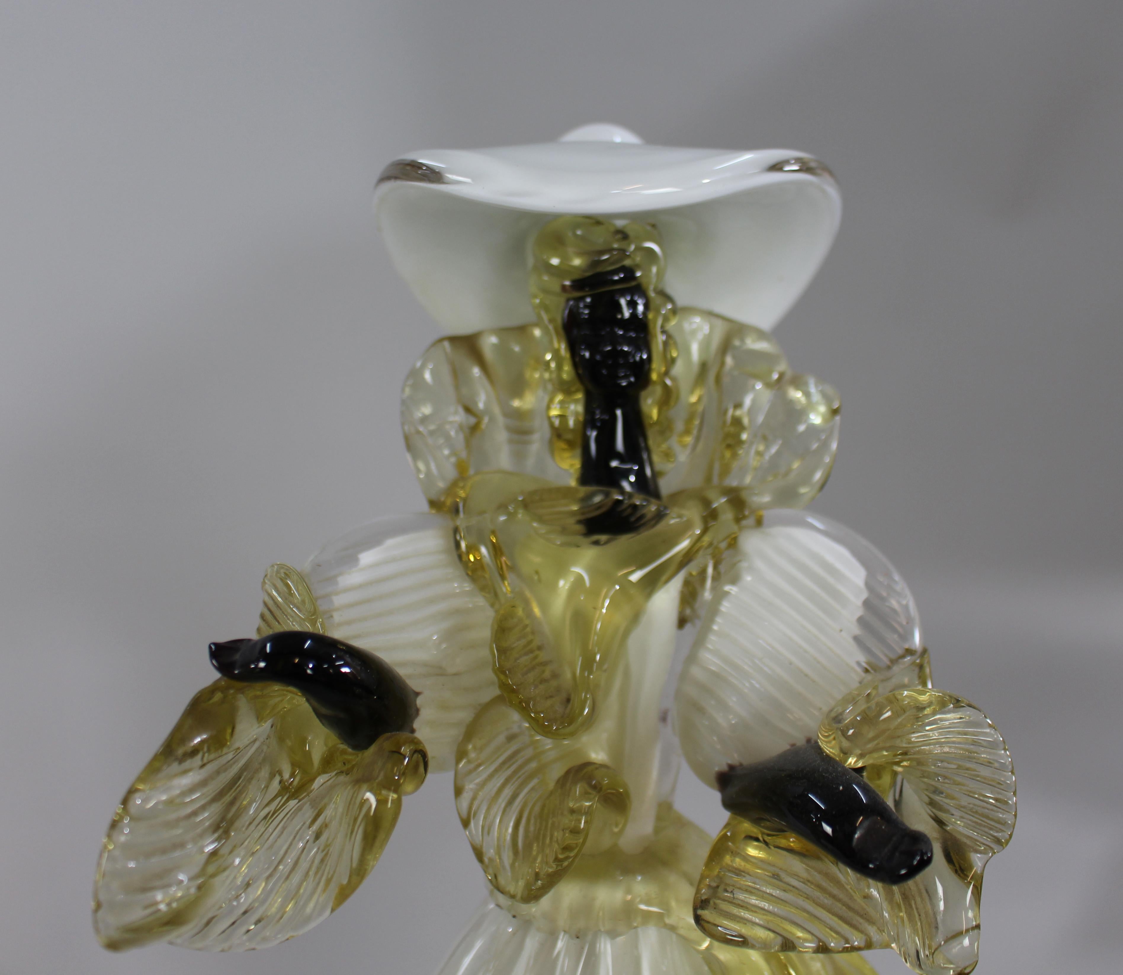 Italian Pair of Murano Glass Figures by Cesare Toffolo