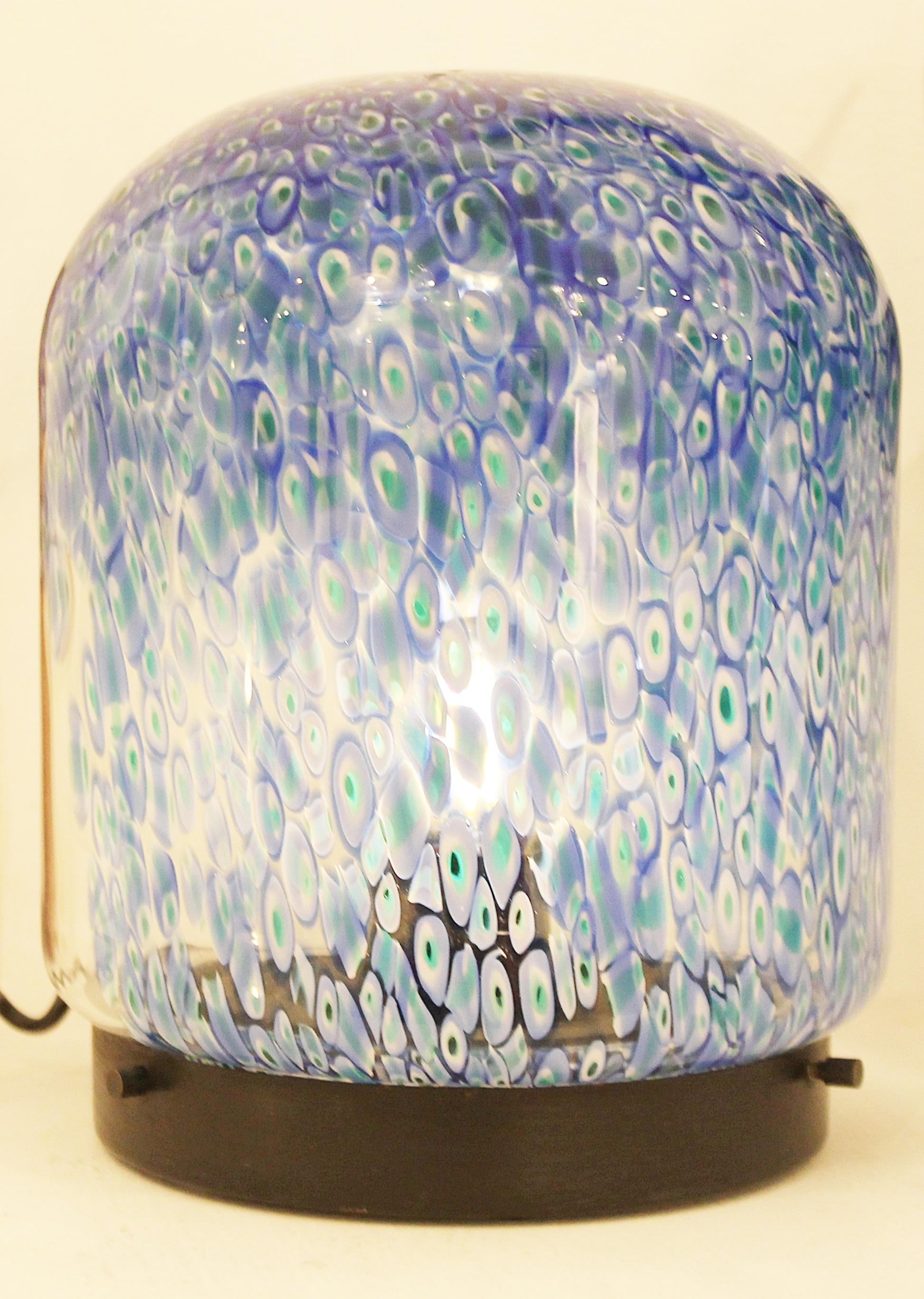 Italian Pair of Murano Glass Lamp by Gae Aulenti for Vistosi