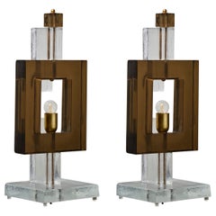 Paire de lampes en verre de Murano à prix abordable