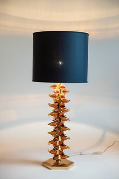 Pareja de lámparas de cristal de Murano de Gianluca Fontana