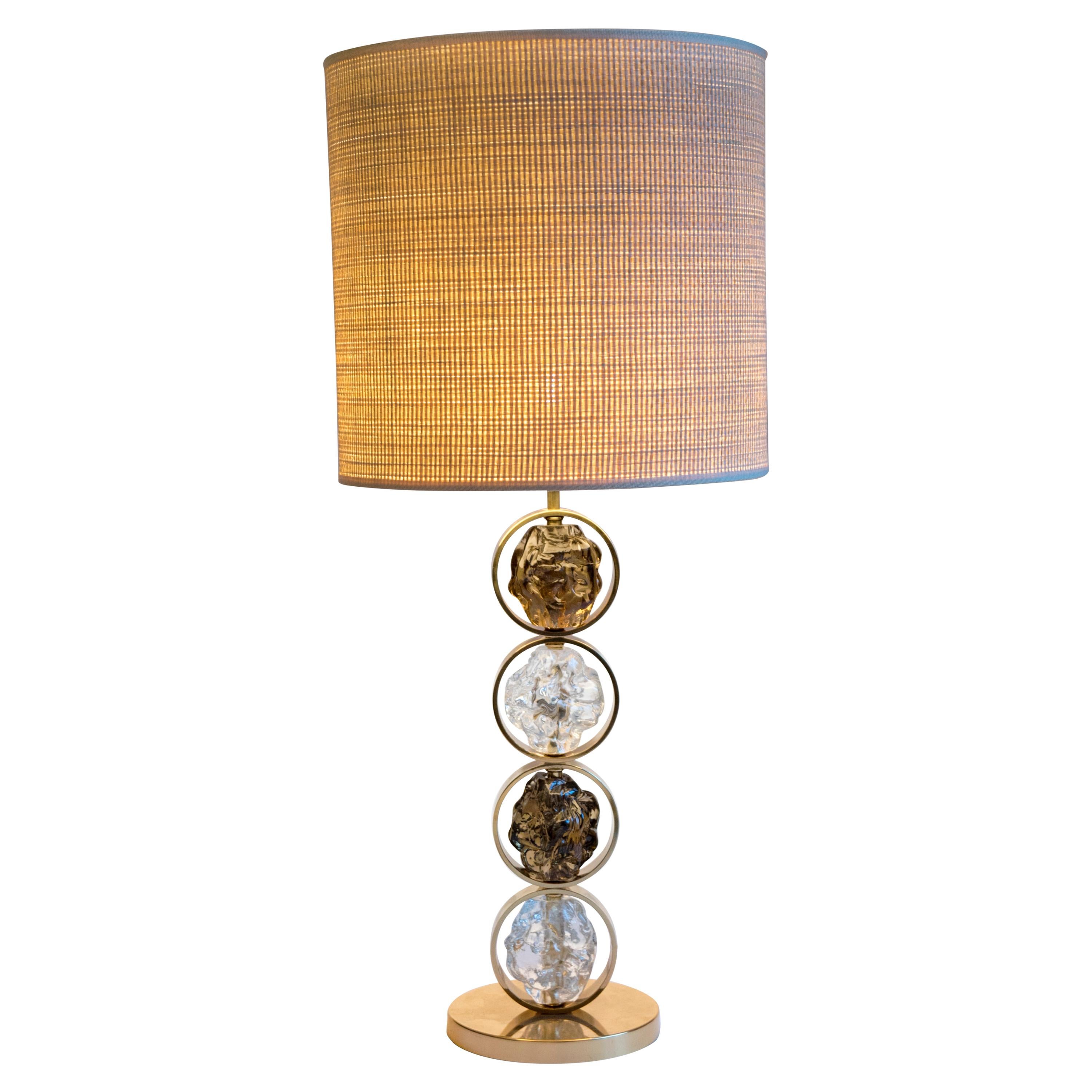 Lampen aus Muranoglas von Gianluca Fontana, Paar