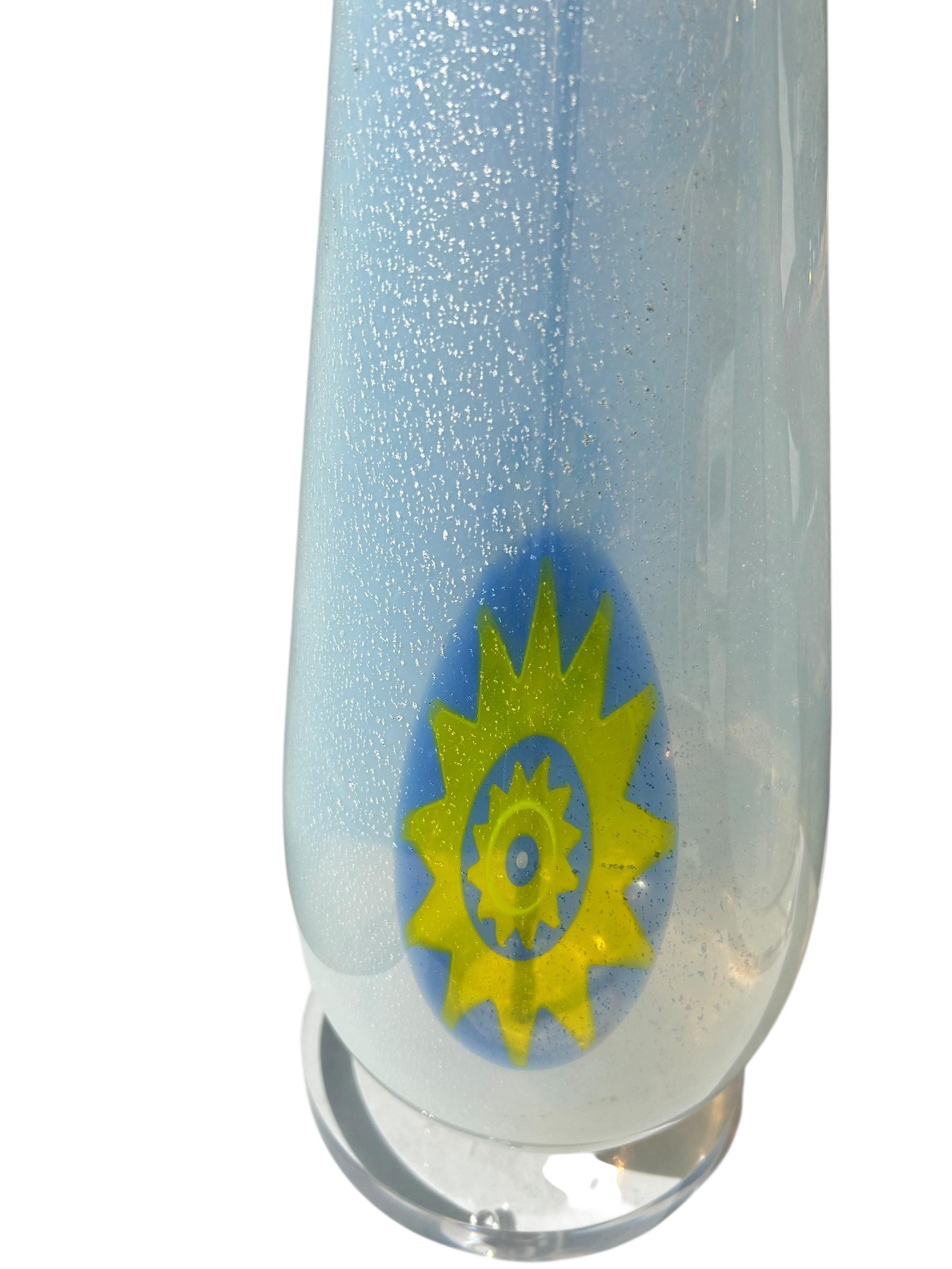 Pareja de lámparas de cristal de Murano, c.1950 Regencia de Hollywood en venta