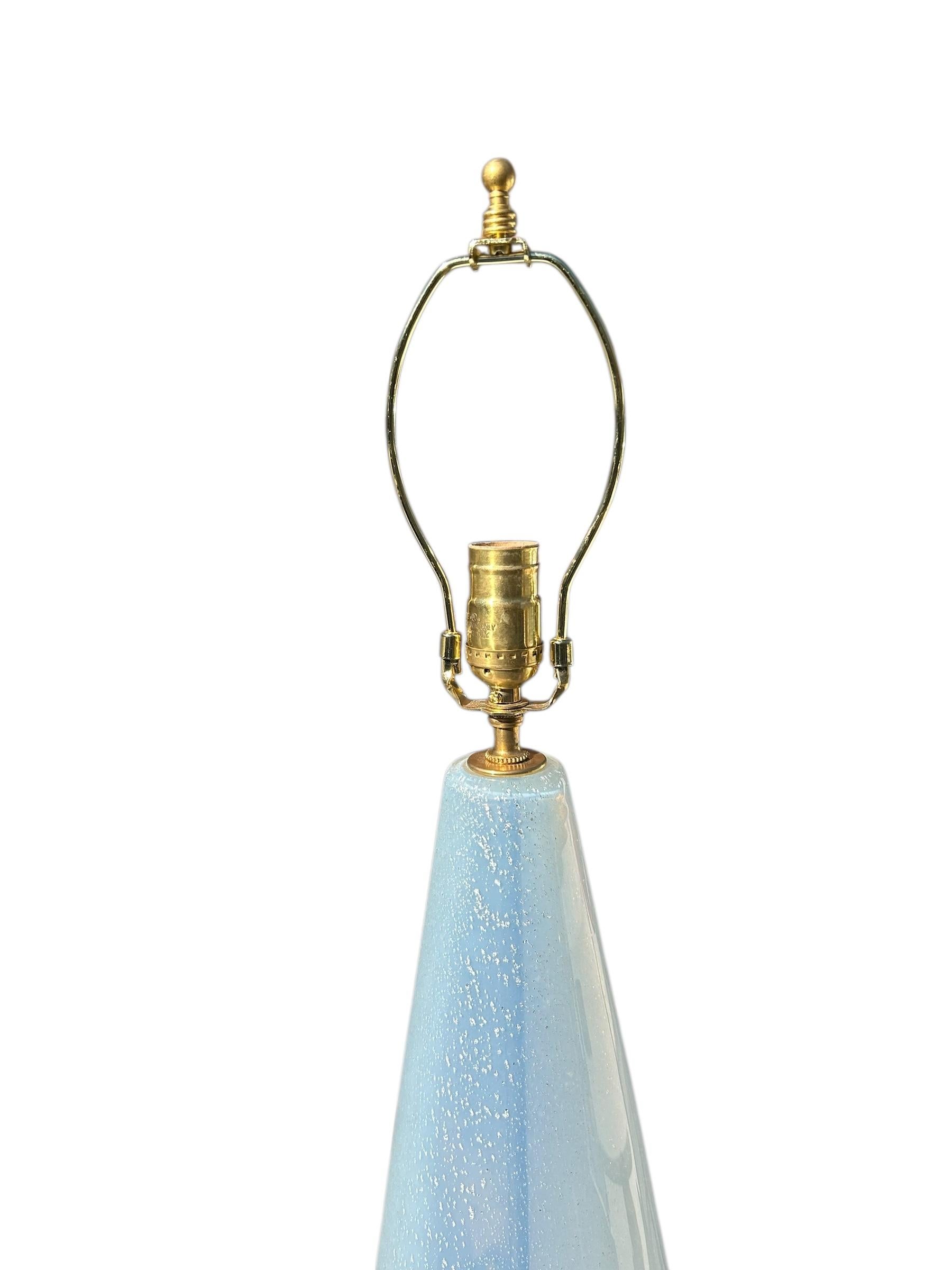 Pareja de lámparas de cristal de Murano, c.1950 Cristal de Murano en venta