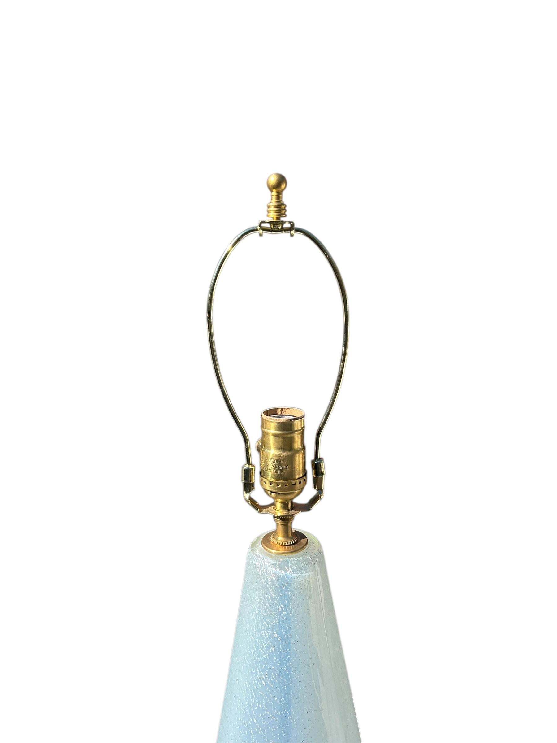 Pareja de lámparas de cristal de Murano, c.1950 en venta 2