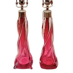 Paar Lampen aus Murano Glas