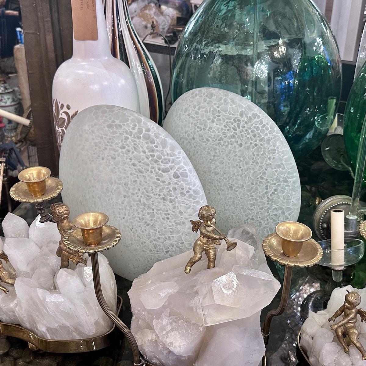Paire de lampes de Murano Bon état - En vente à New York, NY