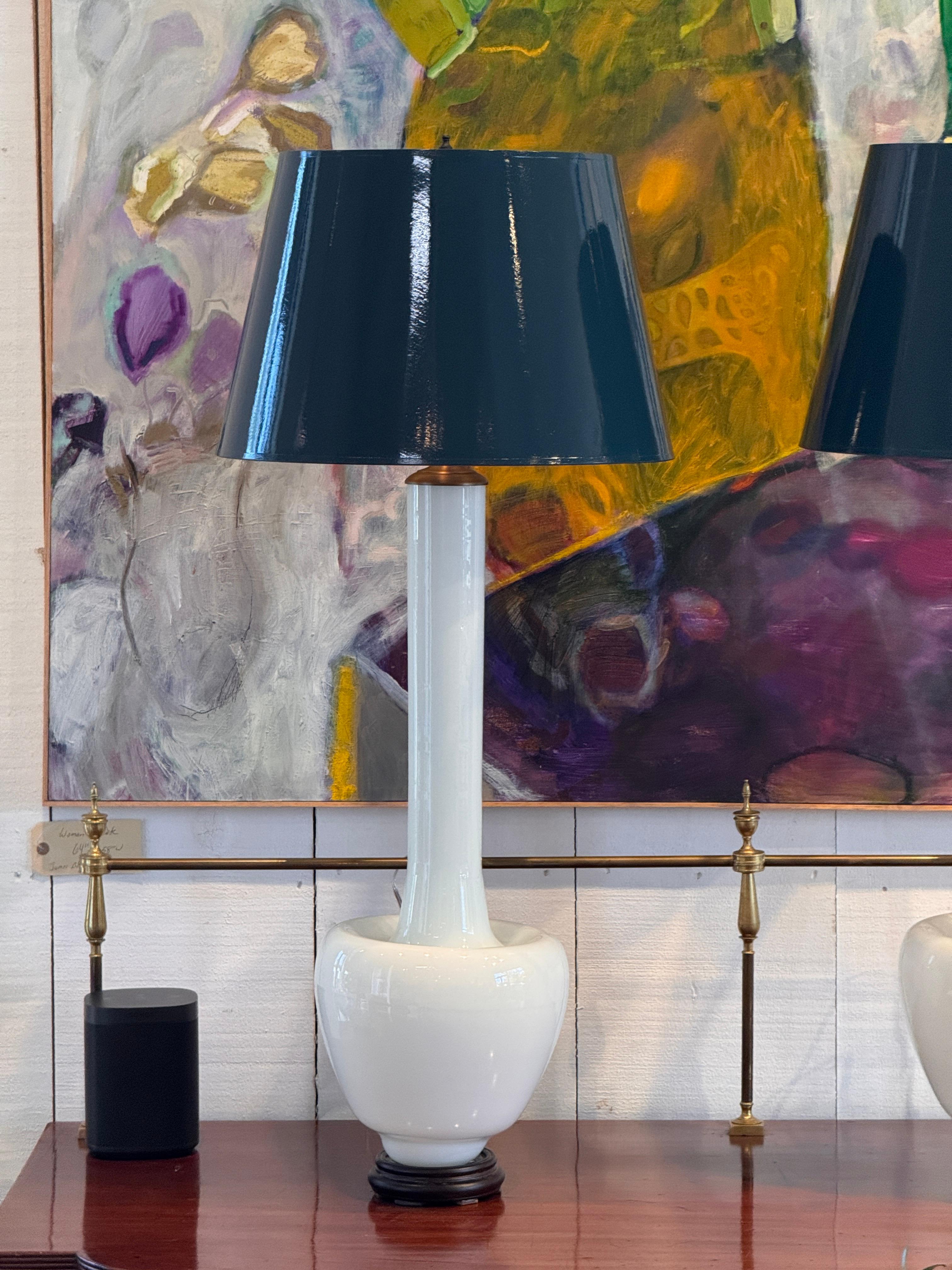 Pareja de lámparas de cristal de Murano en Bueno estado para la venta en Charlottesville, VA