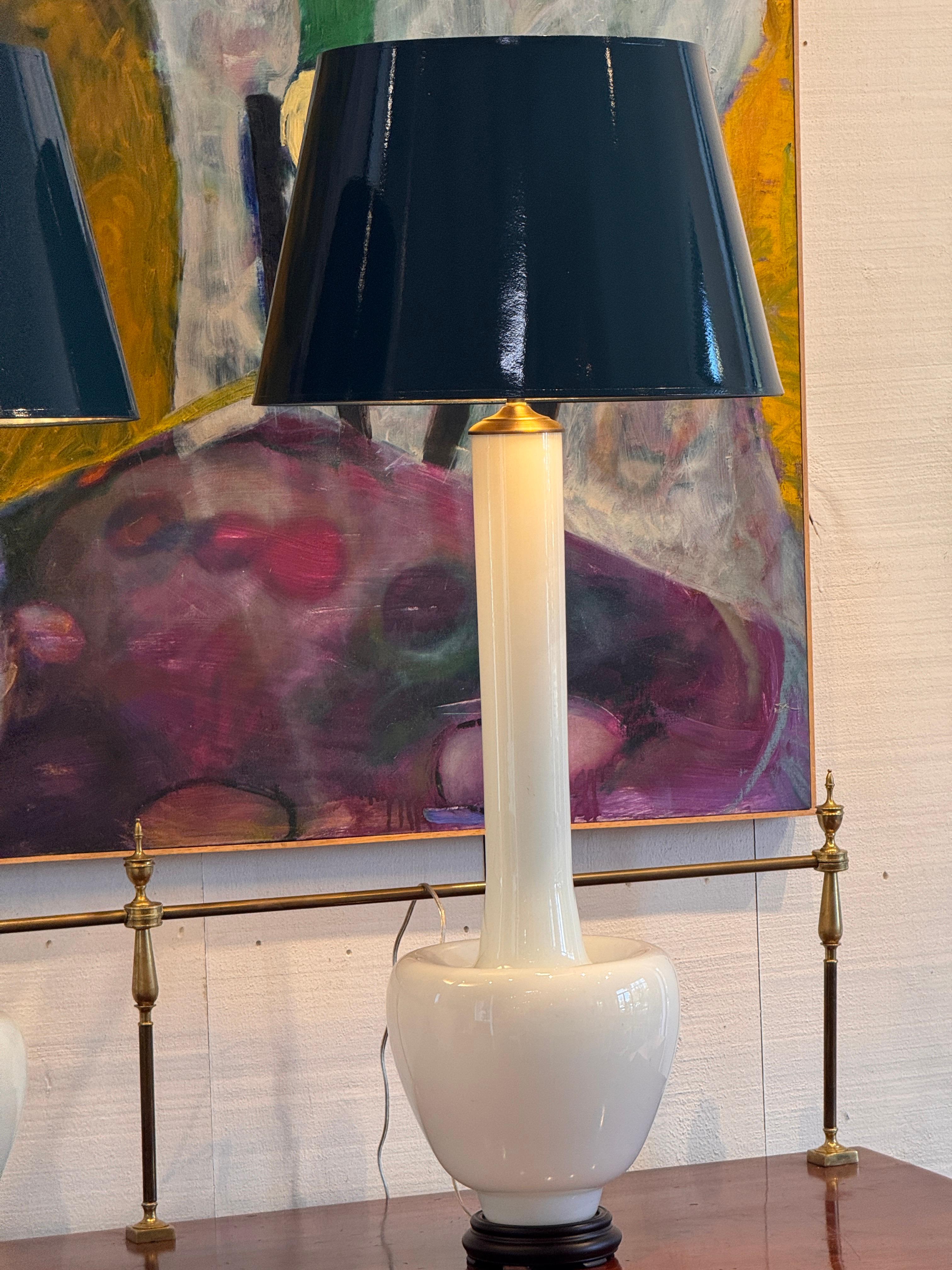 Pareja de lámparas de cristal de Murano en venta 3