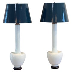 Pair of Murano Glass Lamps