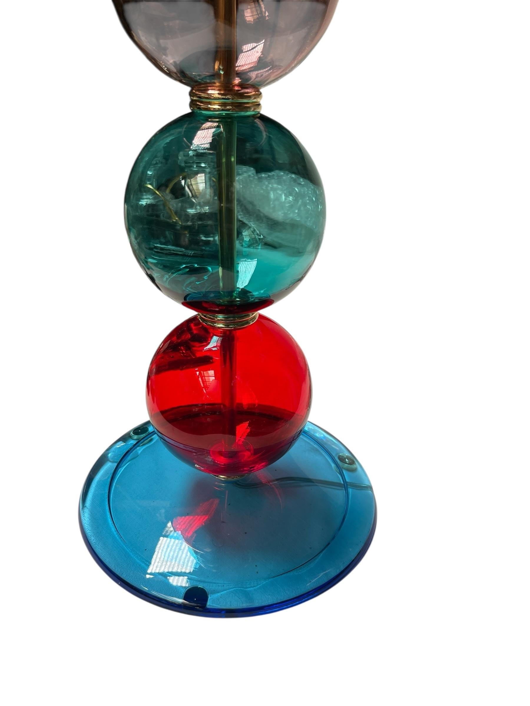 Pareja de lámparas de cristal de Murano al estilo de Gio Ponti en Bueno estado para la venta en Bois-Colombes, FR