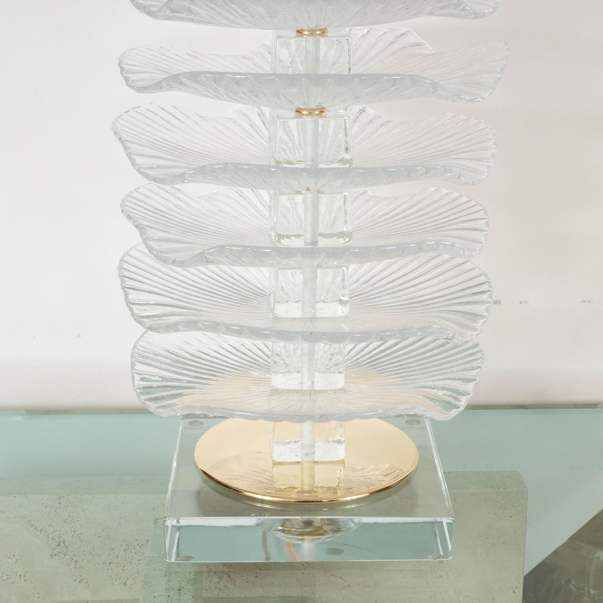 Italian Pair of Murano Glass 