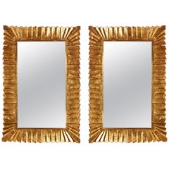 Pair of Murano Glass Mirrors