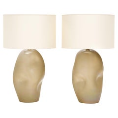 Pair of Murano Glass Organic Lamps “Soffio”