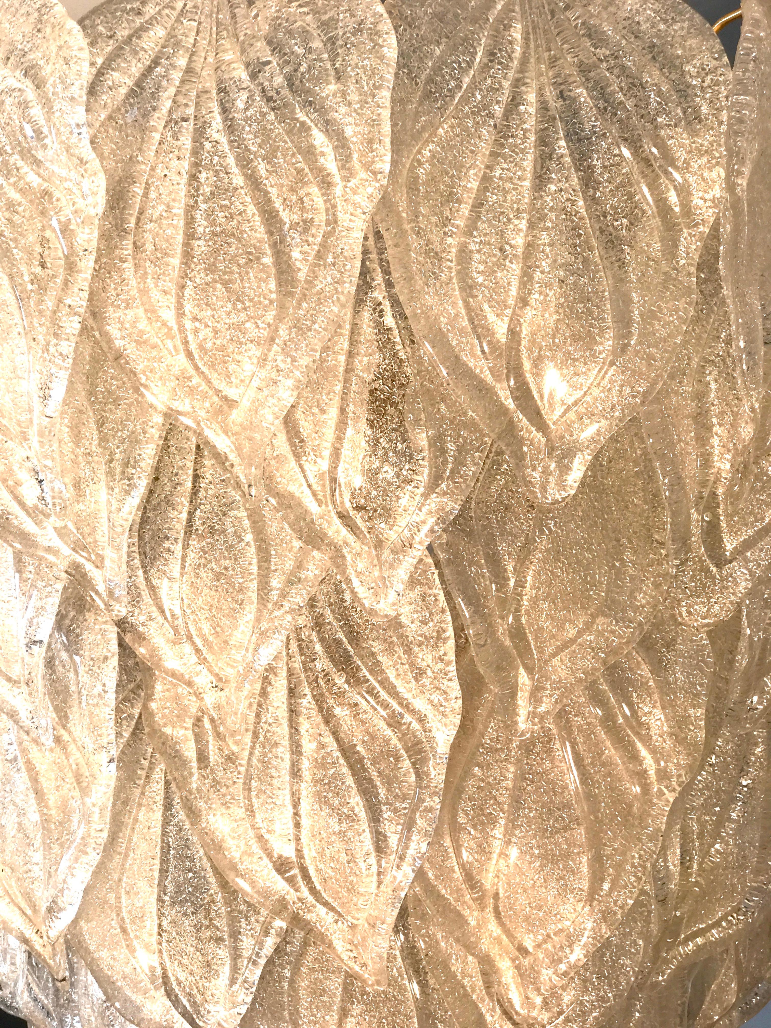 Pareja de Lámparas Polares de Cristal de Murano Modernas Italianas, Años 70 en venta 2