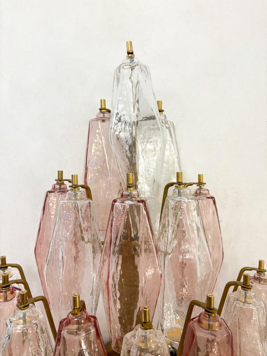 Coppia di appliques in vetro di Murano 