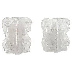Pair of Murano Glass Sconce Wall Light by Kalmar, Austria, 1960s