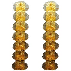 Pair of Murano Glass Sconces at cost price.