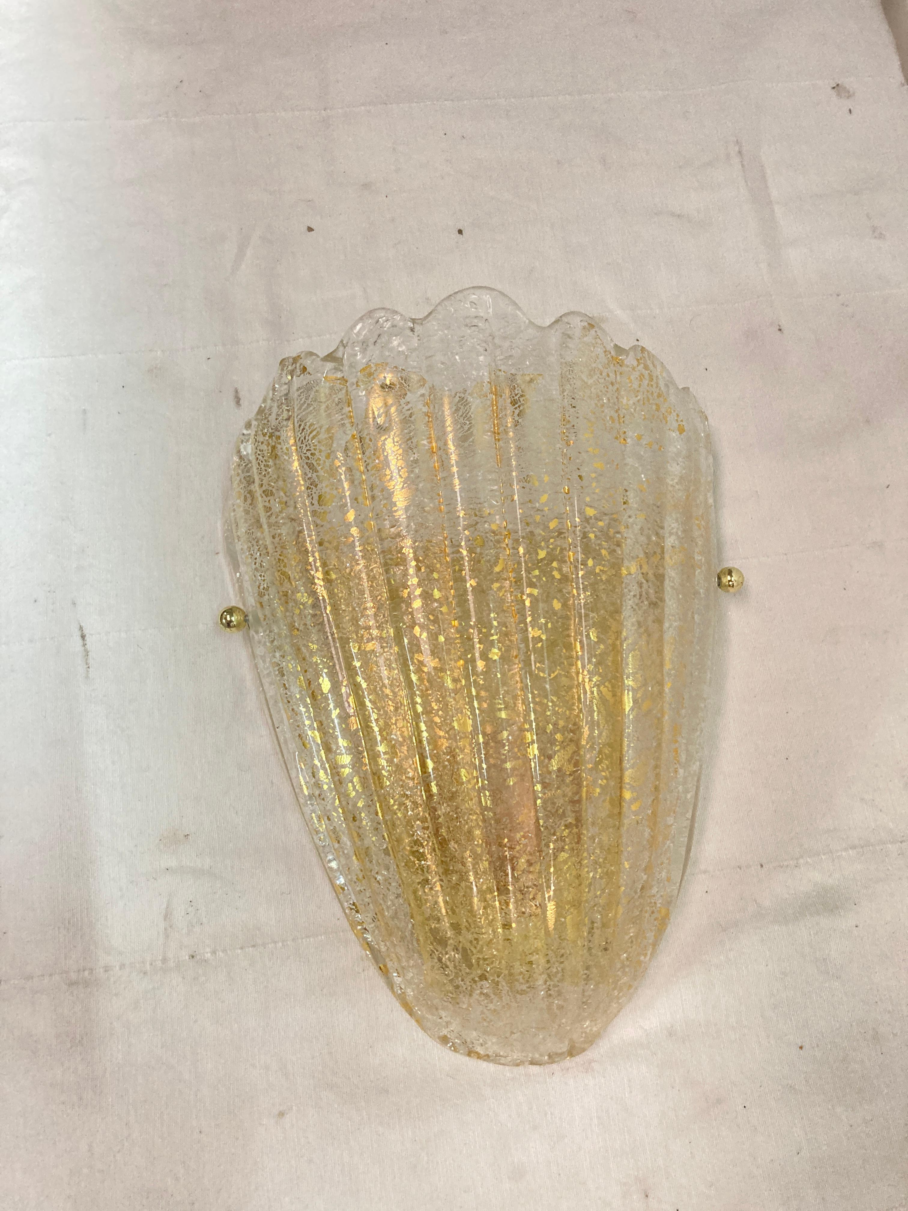 Nice pair of Murano glass sconces
Possibility of a second pair