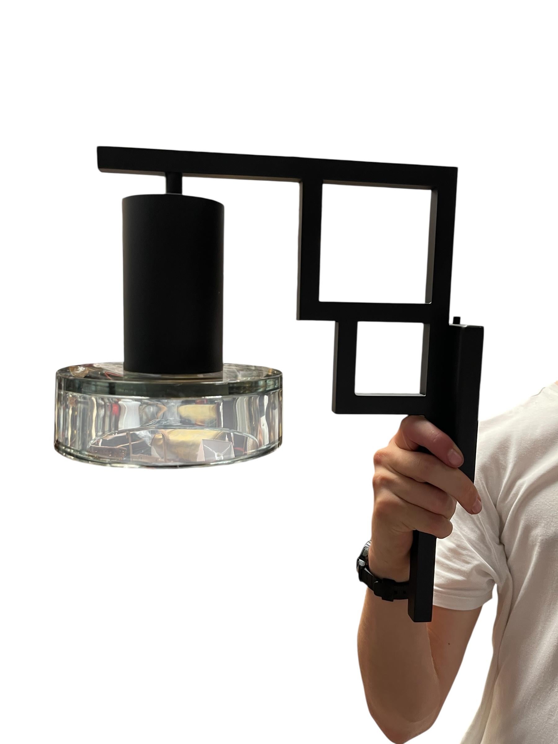 Paar Murano-Glas-Leuchter, Gino Cenedese zugeschrieben im Zustand „Gut“ im Angebot in Bois-Colombes, FR
