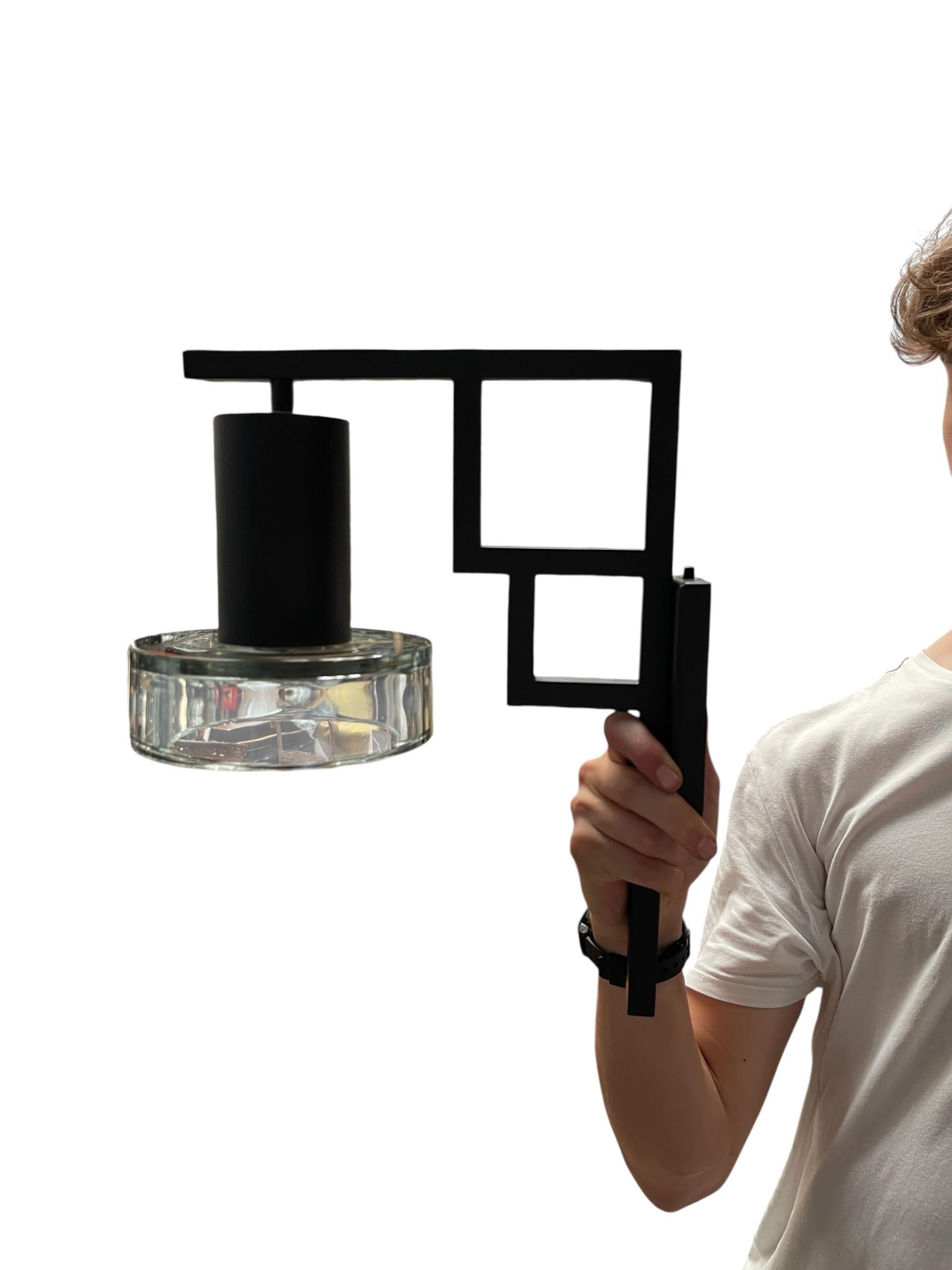 Paar Murano-Glas-Leuchter, Gino Cenedese zugeschrieben (Mitte des 20. Jahrhunderts) im Angebot
