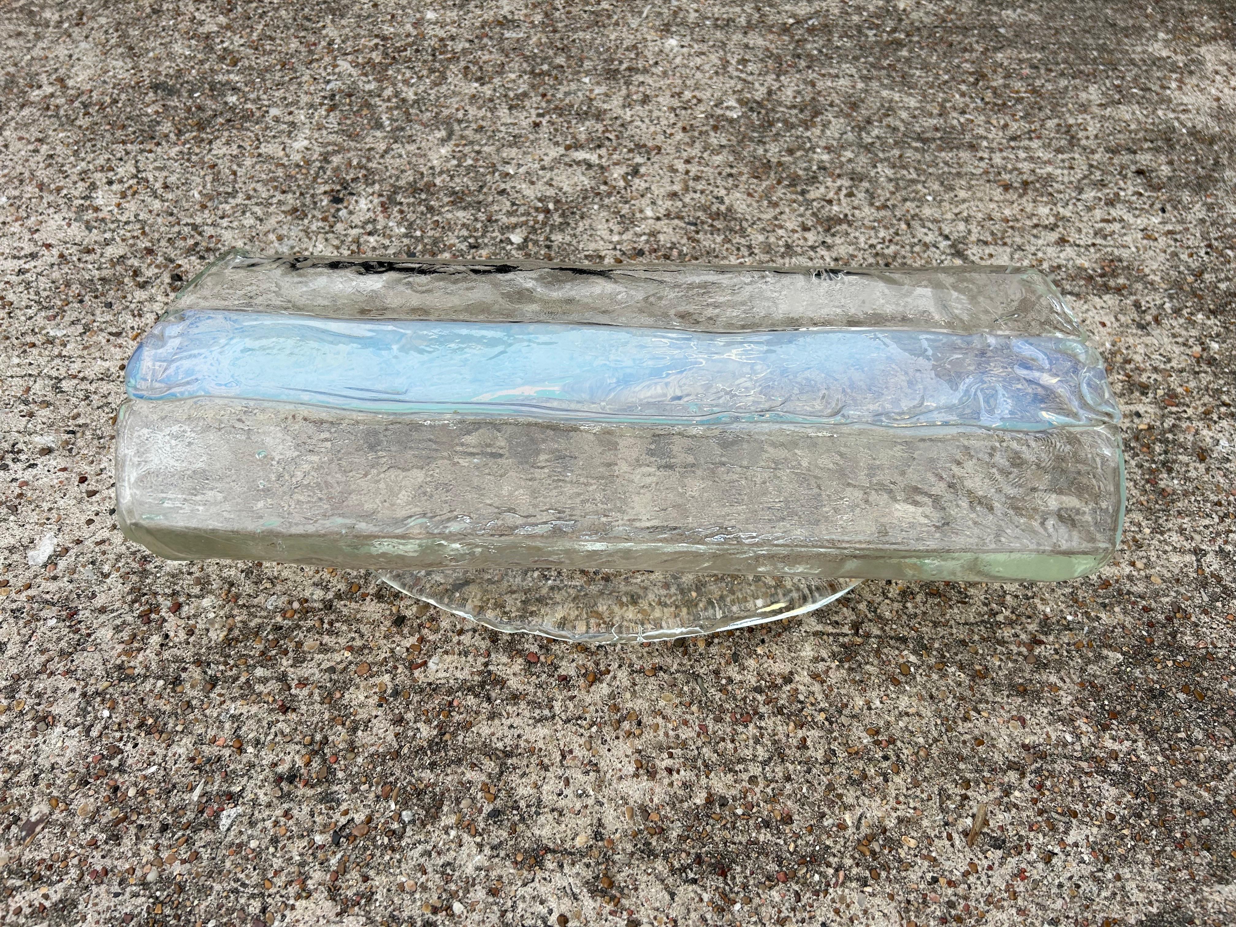 Pareja de apliques de cristal de Murano de Carlo Nason para Mazzega finales del siglo XX en venta