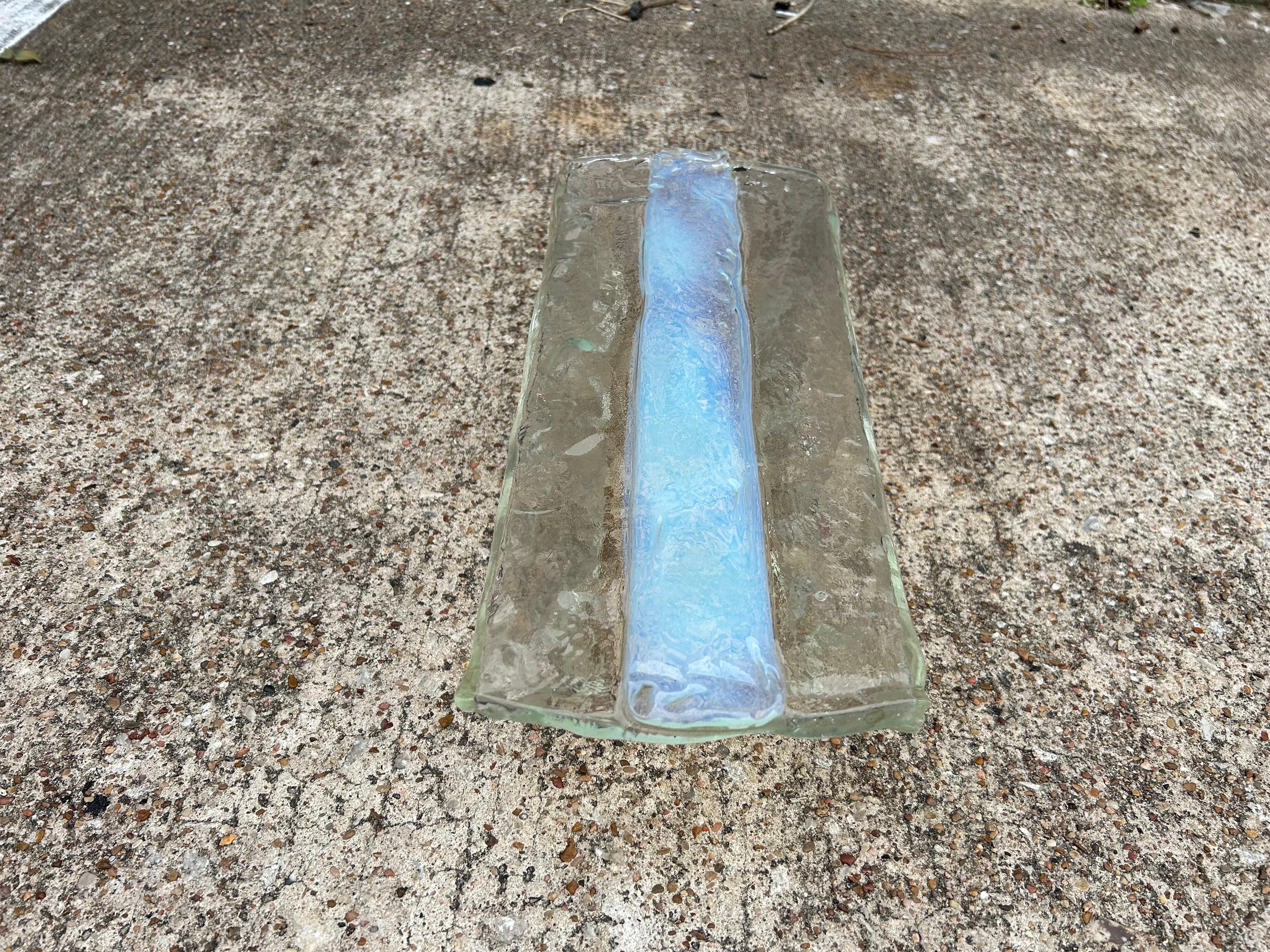 Pareja de apliques de cristal de Murano de Carlo Nason para Mazzega Vidrio soplado en venta