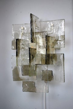 Murano Glass Sconces by Carlo Nason, Vintage Italian Design, 1970s