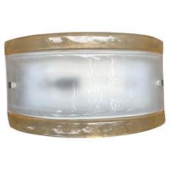 Pair Of Murano Glass Sconces By Mazzega