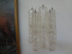 Paire d'appliques en verre de Murano par Toni Zuccheri pour Venini