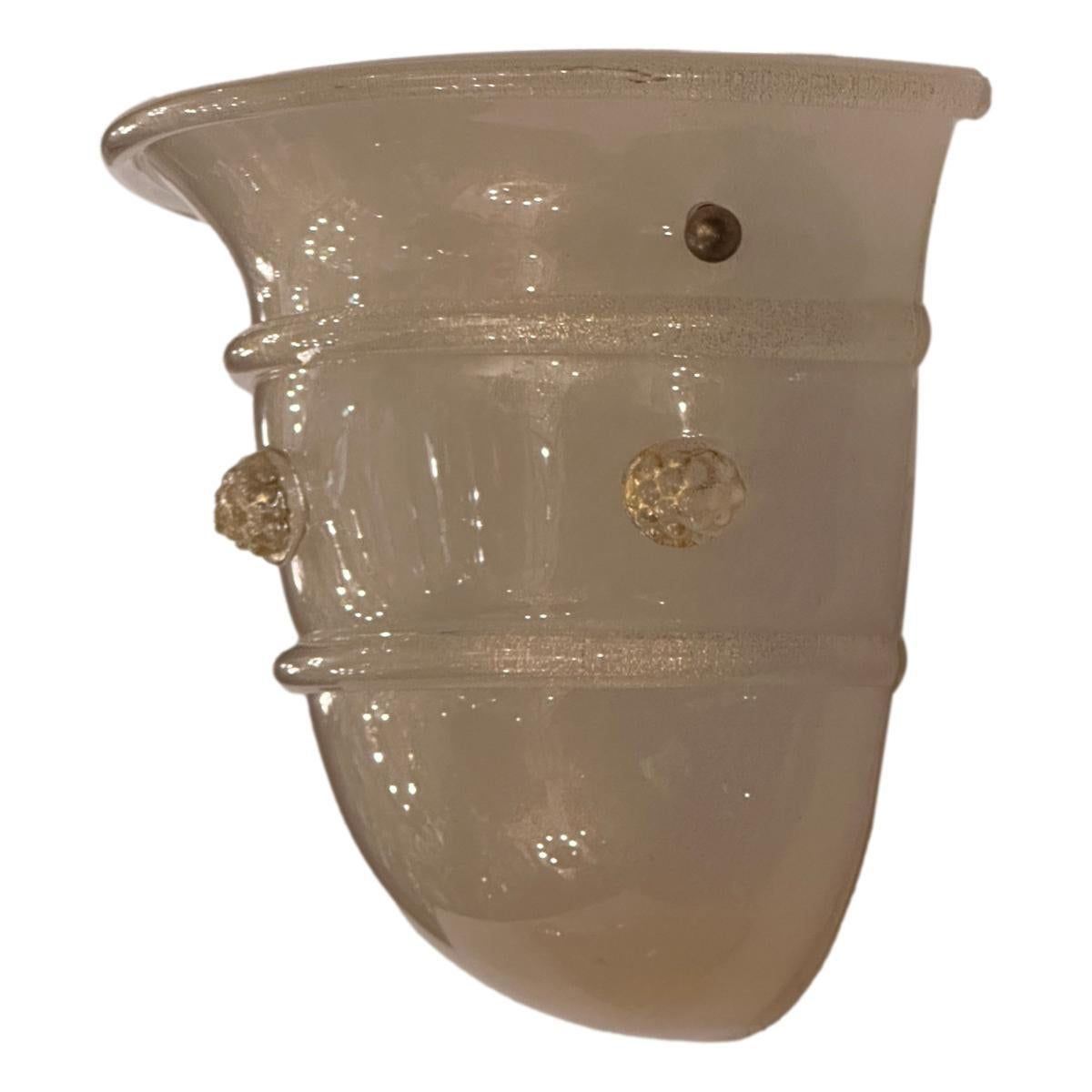 Coppia di lampade in vetro di Murano in vendita 2