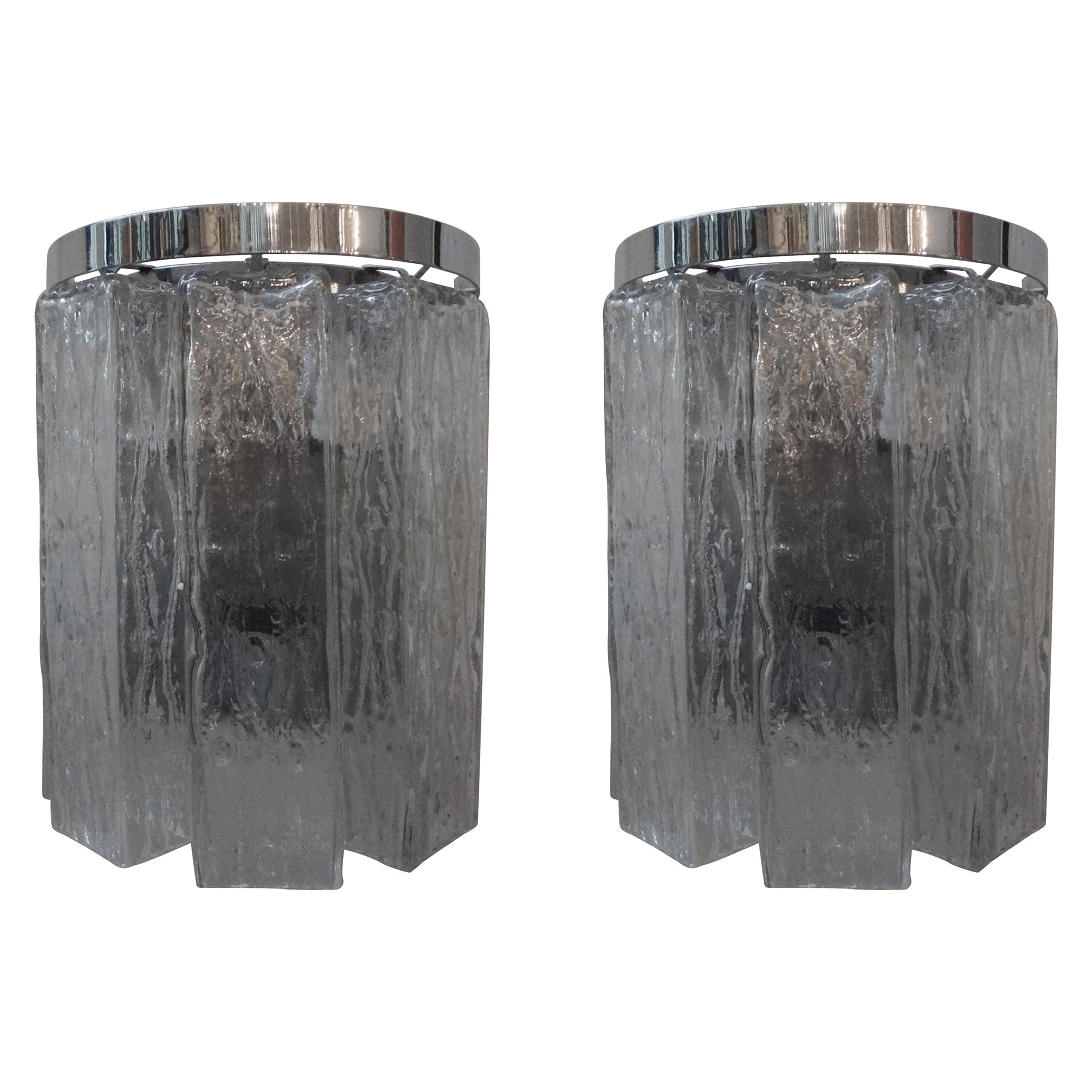 Pair of Murano Glass Sconces