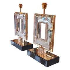 Pair of Murano Glass Table Lamps