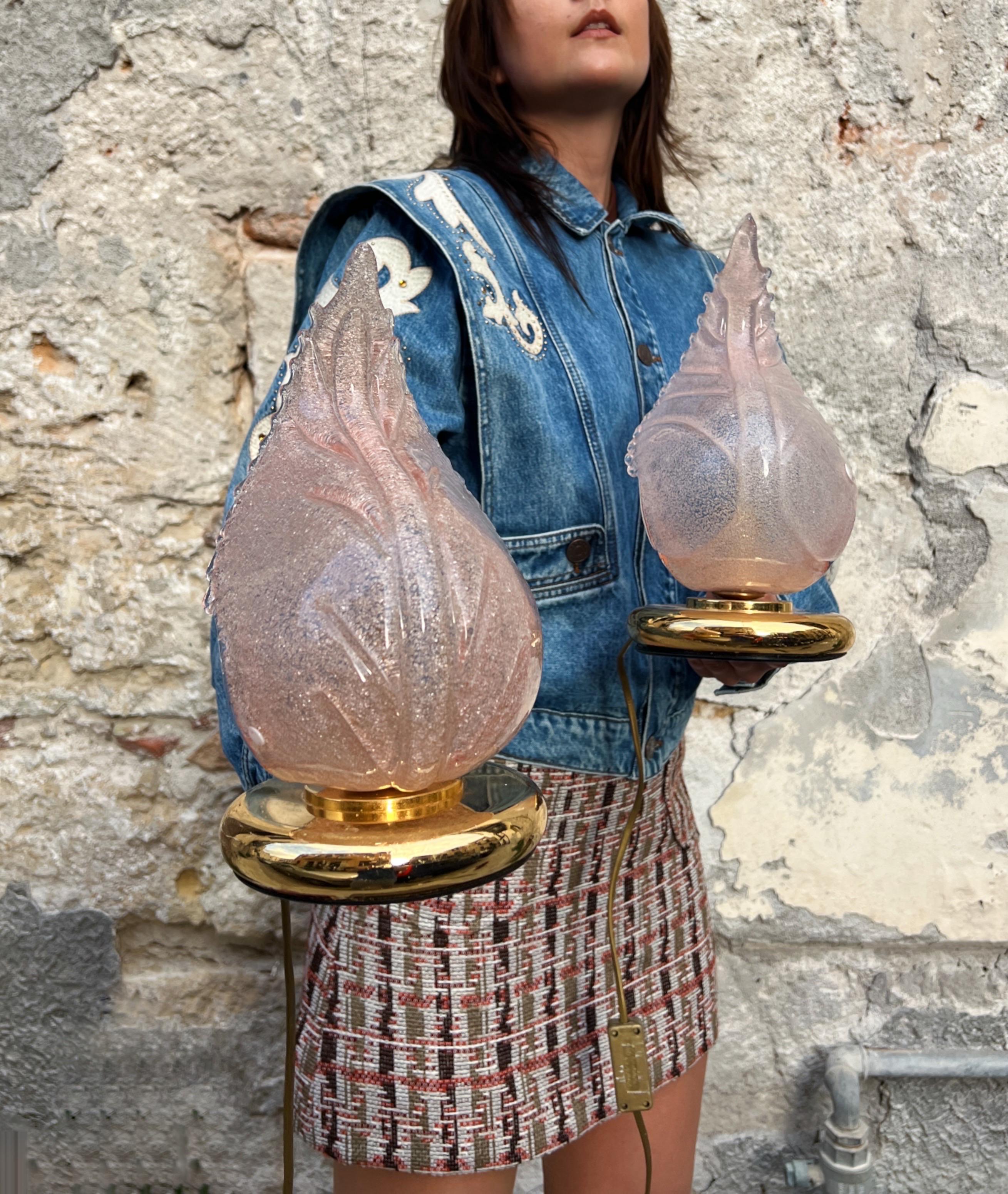 Paire de lampes de table en verre de Murano par La Murrina, années 1970  en vente 8