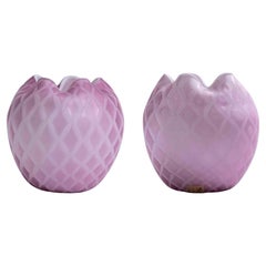 Pair of Murano Glass Vases by VAMSA, 1920s