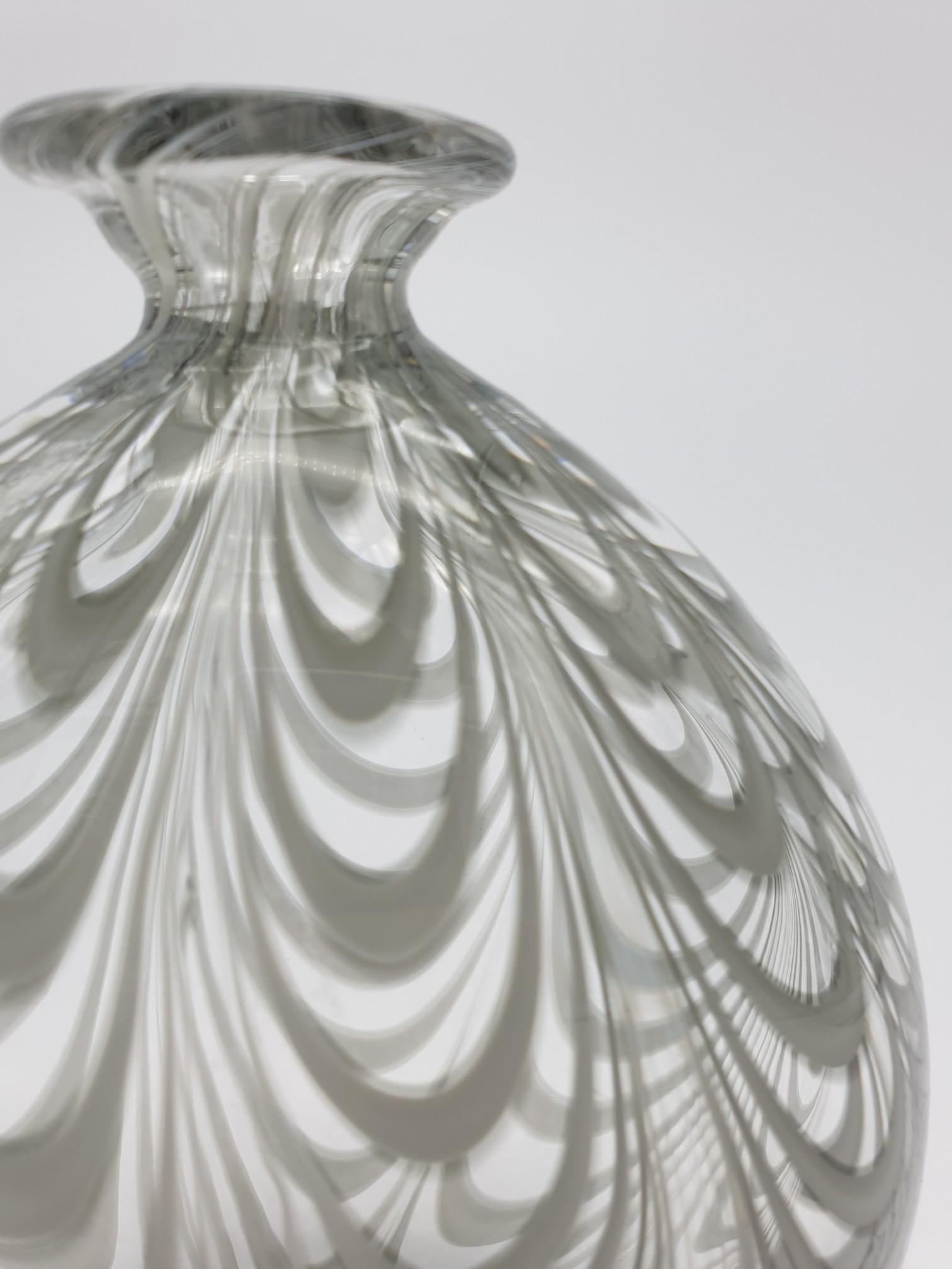 Pair of Murano Glass Vases in 