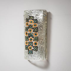 Pair of Murano Glass Wall Lights, Attributed to Gianmaria Potenza, Italy, 1960s