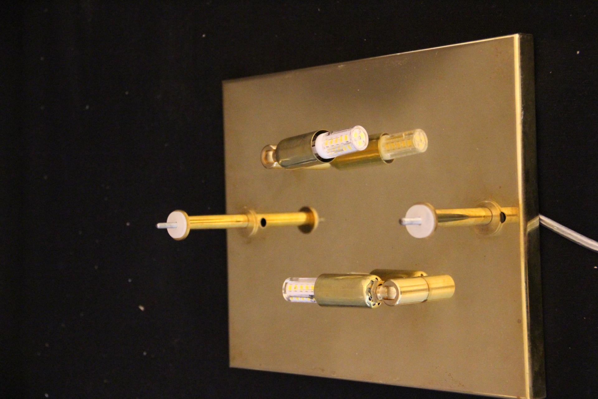 Paire d'appliques en verre de Murano à décor d'albâtre, appliques en forme de bouclier en vente 6