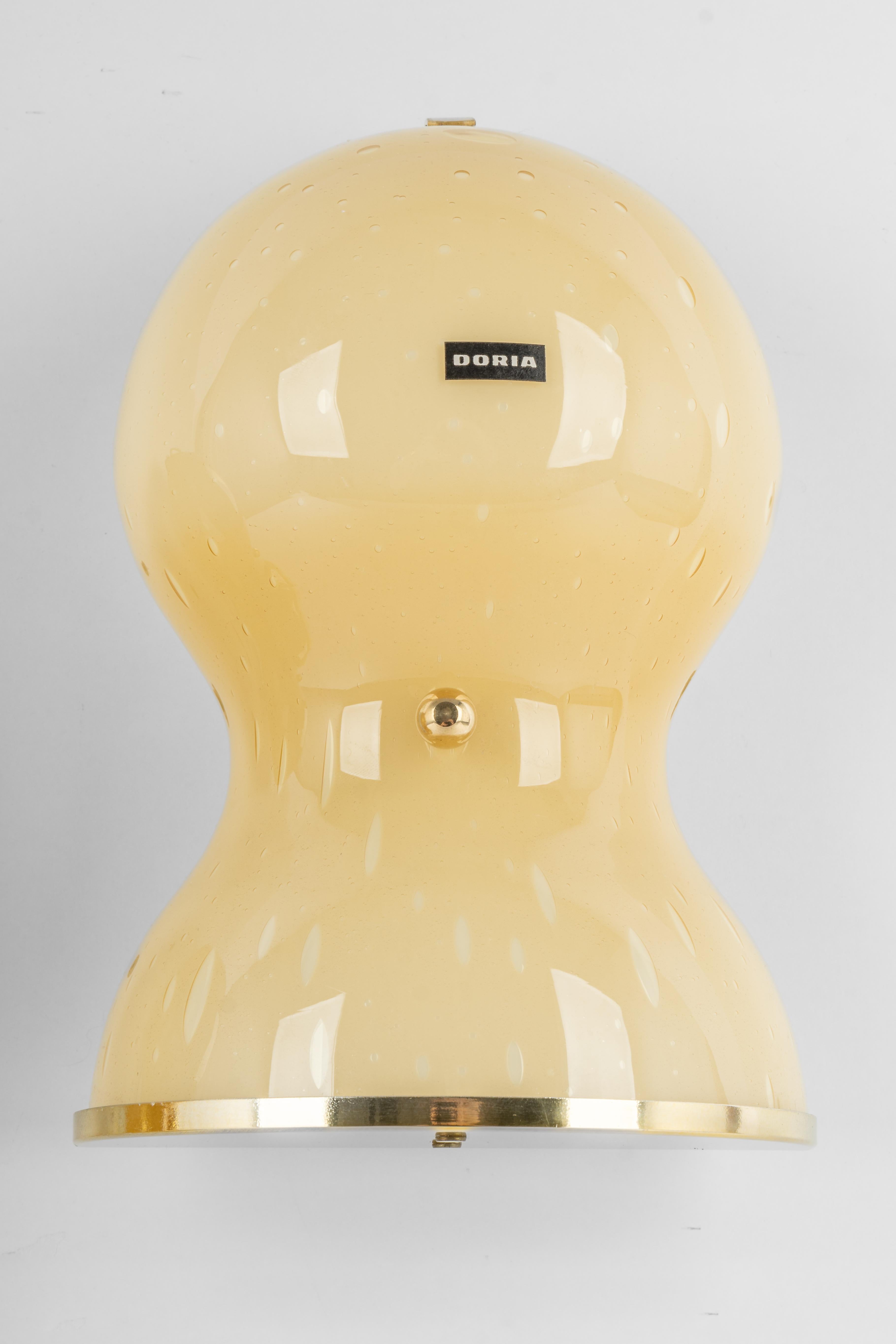 Fine XX secolo Coppia di applique in vetro di Murano di Doria, Germania, anni '60 in vendita